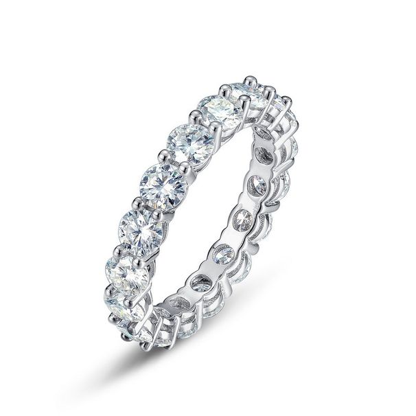 Ring With Brilliant Moissanite For Men And Women S925 Silver Inlaid With Colored Gemstones Fashion Luxury_ipsvogv.com