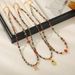 French Red Agate Elephant Pendant, Jinsha Stone Necklace, Feminine Temperament, Natural Hubei Pine Ethnic Style Sweater_ipsvogv.com
