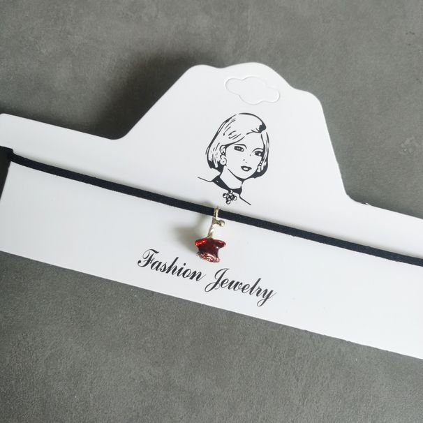 Butterfly Bow High-End Black Ribbon Neckband Pure Desire Girl Lace Collarbone Chain Choker_ipsvogv.com