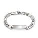 Exquisite Hip-Hop Men's Stainless Steel Simple Style Smooth Curved Tag Personalized Women's Bracelet_ipsvogv.com