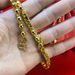 Vietnamese Sand Premium Hexagonal Bamboo Knot Buddha Bead Men's Necklace Copper Gold Plated Versatile Personalized_ipsvogv.com
