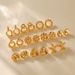High End Copper Plated K Real Gold All Match Retro Temperament Earrings Business Commuting Accessories_ipsvogv.com