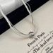 South Korea's East Gate Pearl Snake Bone Layered Necklace For Women's New Simple, Small, And High End Collar Chain_ipsvogv.com