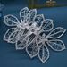 Women's Jewelry Floral Crystal Hair Comb With Leaf Design - Elegant Bridal Hair Accessory For Weddings, Parties, And Special Occasions_ipsvogv.com