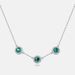 new Egg Shaped Cultivated Emerald Necklace Female S925 Silver Full Of Colored Gemstones Light Luxury Clavicle Chain Light Luxury_ipsvogv.com