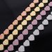 Unisex Jewelry Fashion Popular Diamond 15mm Peach Heart Alloy Necklace For Men Trendy Cool Rap Hip Hop Cuban Chain_ipsvogv.com