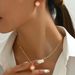 2024 New Fashion OL Necklace Earring Set Women's Personalized Dog Paw Print Drip Oil Versatile Design Collar Chain_ipsvogv.com
