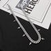 Style Ins Hip Hop Popular Men And Women Cool Titanium Steel Jewelry Cross Cuban Chain Clavicle Necklace_ipsvogv.com