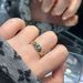 sea Light Fresh Luxury, Blue Sweet Zircon Heart-shaped Star Ring, Niche And Unique Design, Open Mouth Ring For Women Luxury, , Design,_ipsvogv.com