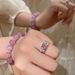 Zircon Star Midummer Night Dream Ring Romantic Girl Senation Immortal Charm Sweet Cute Atmophere Beauty Foret_ipsvogv.com