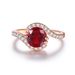 Fashion classic engagement ring for women, inlaid with zircon and rose gold plated_ipsvogv.com