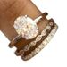 Sanjie Jewelry Dazzling Sparkling Egg Shaped 3-Piece Luxury Full Diamond Charm Set Ring_ipsvogv.com