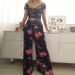 2023 Women's Fashion One Shoulder Print Temperament Commuter Casual High Waist Jumpsuit Women_ipsvogv.com