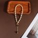 Pearl Necklace Female Retro Punk Love Clavicle Chain Niche Design Tassel Necklace_ipsvogv.com