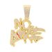 Unisex Hip Hop Full Diamond Letter Love NO LOVE Pendant Street Niche Hiphop Personality Cuban Chain_ipsvogv.com