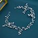 Rhinestone Long Hair Band Hand Twisted Bendable Headdress Headband Diamond Wedding Party Accessories_ipsvogv.com