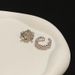 Heavy Duty Pink Diamond With Thick Thin Layering, Light Luxury, Exquisite Rose Arrangement, Full Of Diamonds, Zircon,_ipsvogv.com