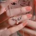 S999 Pure Silver Laurel Goddess Necklace For Girls, Light Luxury, Niche, Wheat Ear Zircon Collarbone Chain, Give Girls_ipsvogv.com