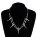 Vintage Gothic Bird Skull Neck Chain, Evil Skull, Pagan Wizard Magic Necklace, Alloy Ornament_ipsvogv.com