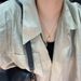 Sugar Chocolate Necklace With Gold Envelope, Unique Design, Sensible Chain, Versatile Instagram Hip Hop Square Photo_ipsvogv.com