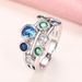 Cao Shi's Sweet And Cool Style Design High End Birthday Versatile Personalized Color R, Women's Trendy Round Fer_ipsvogv.com
