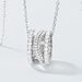 Snake personality necklace S925 sterling silver full inlaid with colorful zirconium clavicle chain light luxury fashion all match_ipsvogv.com