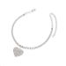 Hot Selling Rhinestone Love Pendant Anklet, Summer Beach Sandals, Ankle Claw Chain, Women's Jewelry_ipsvogv.com