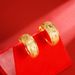Vietnamese Sha Jin Large For Women That Never Fade, High-end Brass Simulation Antique French Old Lady Purse Earrings_ipsvogv.com