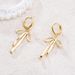 Women’s Jewelry Set Fashion Brass With Real Gold Plating Bow Shaped Earrings_ipsvogv.com