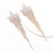 Full Diamond Five-pointed Star Tassel Earrings Women's Super Flash Party Zircon Earrings Modified Face Exaggerated Earrings_ipsvogv.com