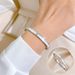 【 Full Body 】 INS Style Shell Titanium Bracelet, Minimalist And Fashionable Stainless Steel Bracelet_ipsvogv.com