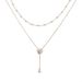 Camellia Double Layered Pearl For Women 2024 New Niche High-end Collarbone Temperament Necklace Sweater Chain_ipsvogv.com
