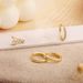 Women’s Jewelry Set Fashion Brass With Real Gold Plating Simple And Fashionable Gold Hoop Earrings With Zircon Three Piece Set_ipsvogv.com