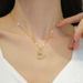 【 Titanium Steel 】 Cute Kitten, Light Luxury Temperament, Gorgeous Full Diamond Necklace, Women's Versatile Collarbone_ipsvogv.com