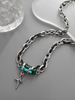 New Thorn Spliced Coarse Necklace Men's Light Luxury And Small Group Hip Hop Accessories Personalized Cold Style Jewelry_ipsvogv.com