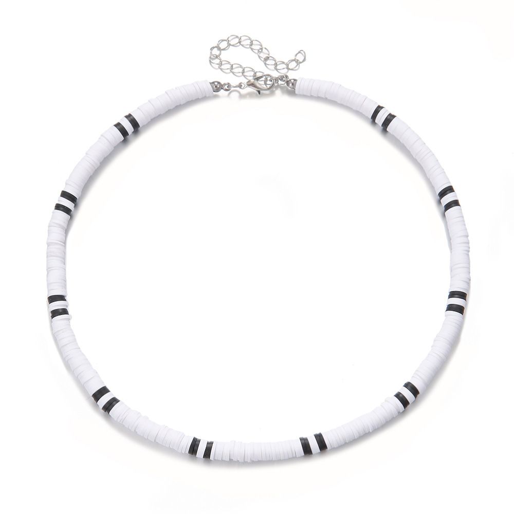 New Trendy Hip Hop American Men's Bohemian Style Turquoise Coconut Shell Wood Bead Splicing Necklace_ipsvogv.com