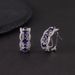 Elegant Natural Topaz Earrings New Style Group Inlaid Opal Opal Colored Gemstone Earrings S925 Sterling Silver High End_ipsvogv.com