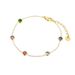 2023 New Niche Design Light Luxury Colorful Titanium Steel For Women's Exquisite Fine Chain Bracelet_ipsvogv.com