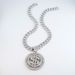 Hip-hop Men's New Trendy Brand Rotatable Coin Pattern Zinc Alloy Necklace Personalized Dollar Style Pendant_ipsvogv.com