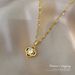 Lucky 【 】 Grass Thread Sky Light Luxury Charm Gorgeous Full Diamond Necklace Women's Versatile Clavicle Titanium Steel 【 】_ipsvogv.com