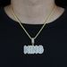 Hip Hop New KING Letter Pendant Full Of Diamonds Men's Necklace Ins Style Jewelry_ipsvogv.com