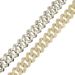 Hiphop Men's Cuban Gold Necklace 20mm Three Dimensional Diamond Thick Chain_ipsvogv.com