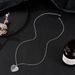 English Lettering Mother&duaghter Mother Daughter Love Hollow Out Necklace Accessory_ipsvogv.com