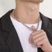 Hip-hop Punk Solid Color Stainless Steel Patchwork Men's Layered Necklaces_ipsvogv.com