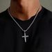 Light Luxury Cross Necklace, Men's Hip-hop Niche Design, Fashionable Personality, Versatile Long Fashion Accessory_ipsvogv.com