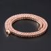 Unisex Hip-Hop 5mm Alloy Rhinestone Single Row Tennis Chain Gold Silver Simple Versatile Necklace_ipsvogv.com