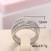 Cao Shi's Hip-hop Style Universal Ring , Geometric Lines Wrapped Ring, Irregular Multi-layer Bracelet For Women_ipsvogv.com