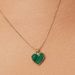 Women's Jewelry Natural Malachite Love Pendant Necklace Light Luxury High End Design Fashion Temperament Clavicle Chain_ipsvogv.com