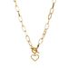 2025 New Arrivals Simple Gold Color Stainless Steel Thick Chain Necklaces for Women Hip Hop Street Trend Men Metallic Chains Necklace_ipsvogv.com