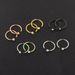e-commerce source human body puncture C- shaped stainless steel rhinestone nose ring diamond nose nail false nose ring jewelry_ipsvogv.com